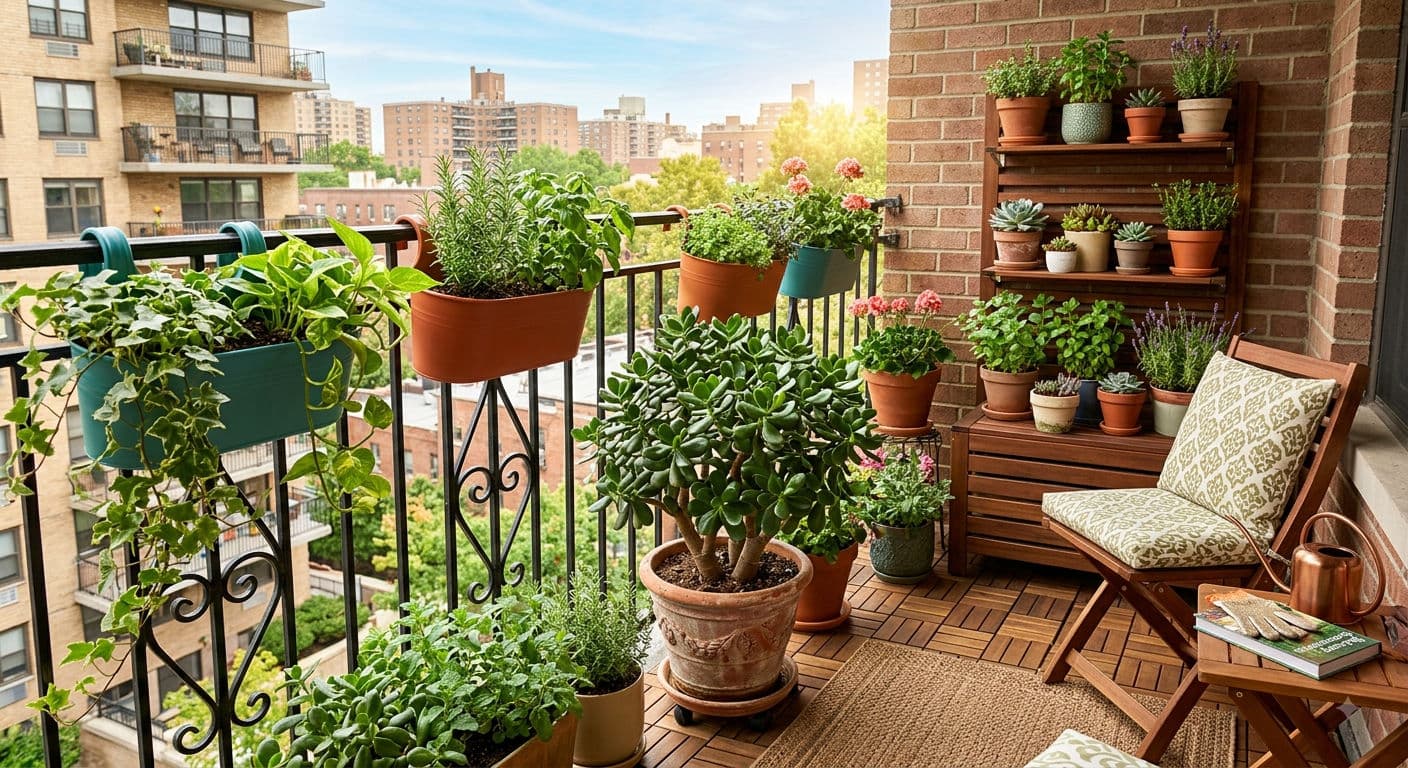 How to Build a Balcony Garden in Small Spaces: Step-by-Step